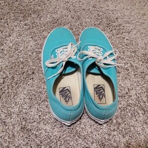 Vans Turquoise Athletic Shoes